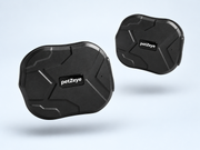 Two petZeye GPS 905 vehicle trackers shown at different angles
