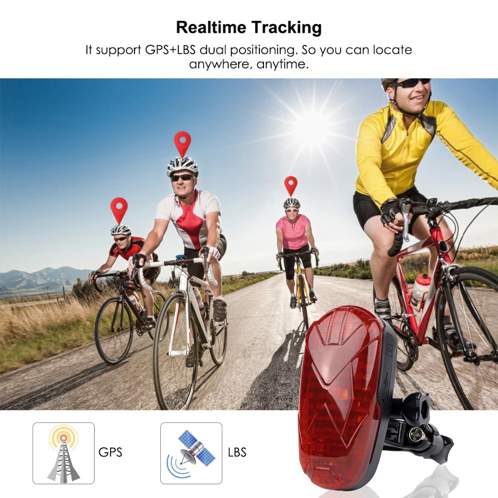 petZeye GPS Bicycle Tracking Device (906) 2G - No subscription, No Contract, No Additional Fees - 10 Year Package